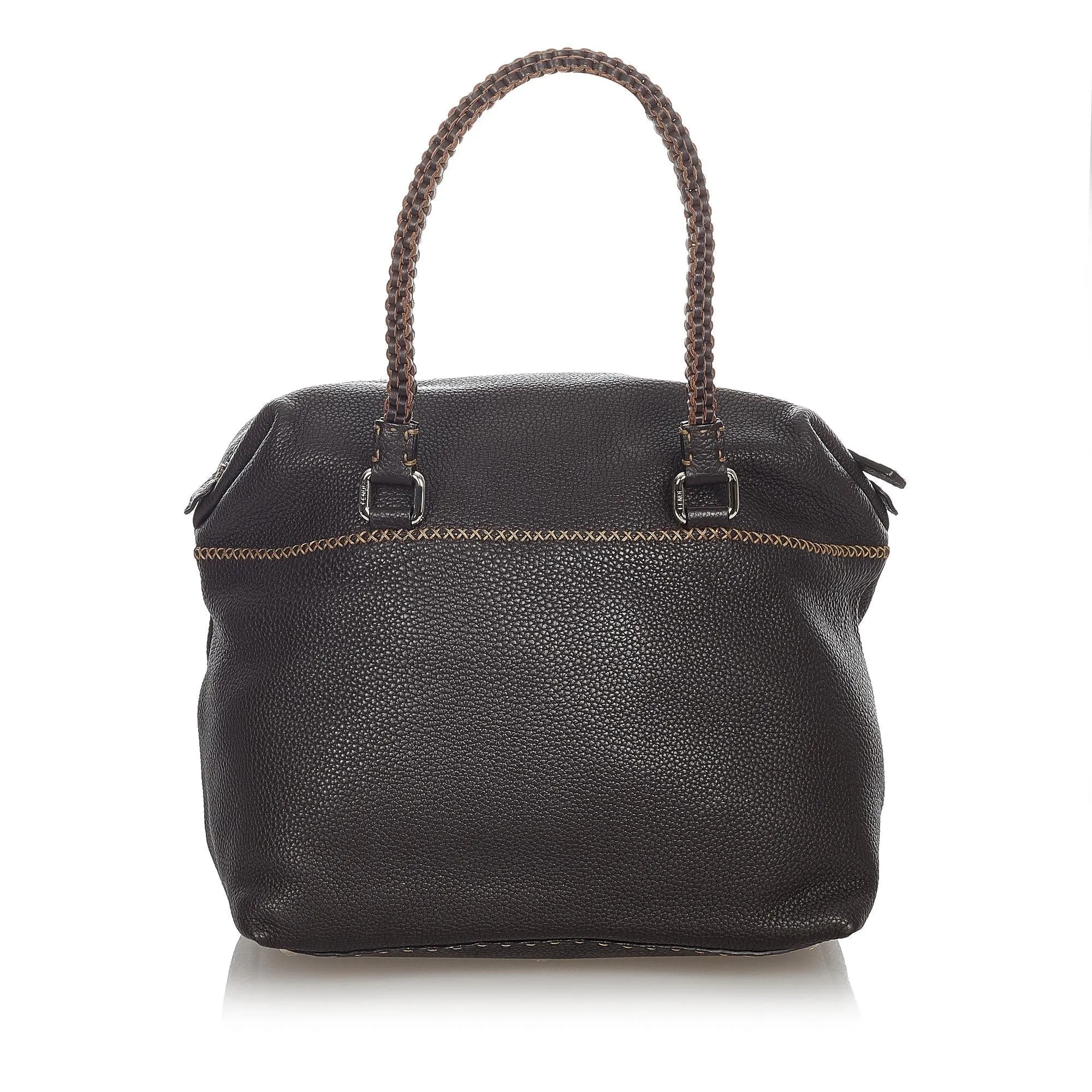 Fendi Selleria Leather Handbag (SHG-31787)