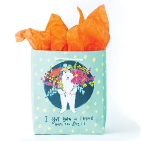 Flower Bear Gift Bag