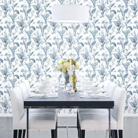 Galerie Cottage Botanical Wallpaper Blue G78504