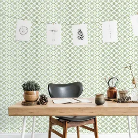 Galerie Trellis Positive Wallpaper Green G78528