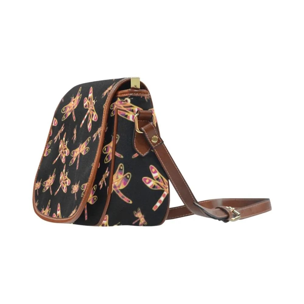 Gathering Yellow Black Saddle Bag/Small