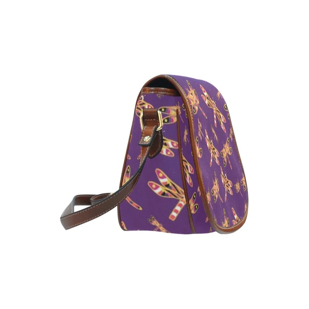 Gathering Yellow Purple Saddle Bag/Small