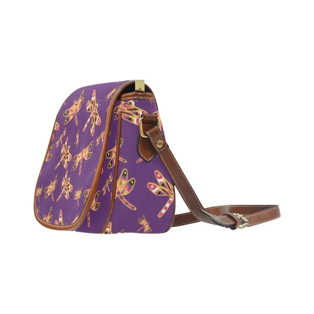 Gathering Yellow Purple Saddle Bag/Small