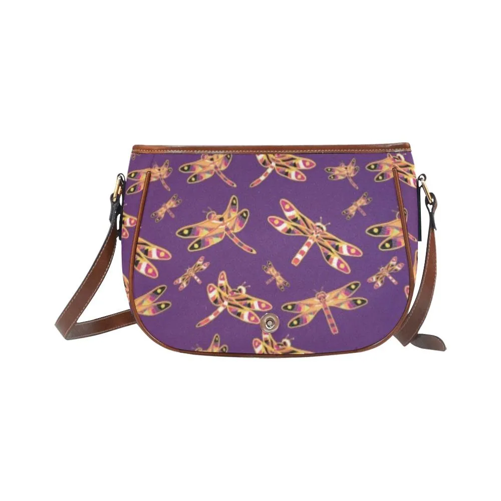 Gathering Yellow Purple Saddle Bag/Small
