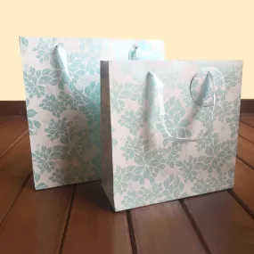 Gift Bags - Blue Floral <br/>(Set of 2)