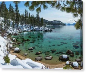 Glistening Cove By Brad Scott - Canvas Print