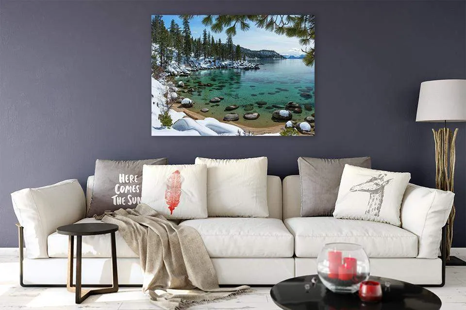 Glistening Cove By Brad Scott - Canvas Print
