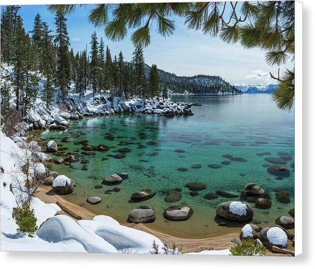 Glistening Cove By Brad Scott - Canvas Print