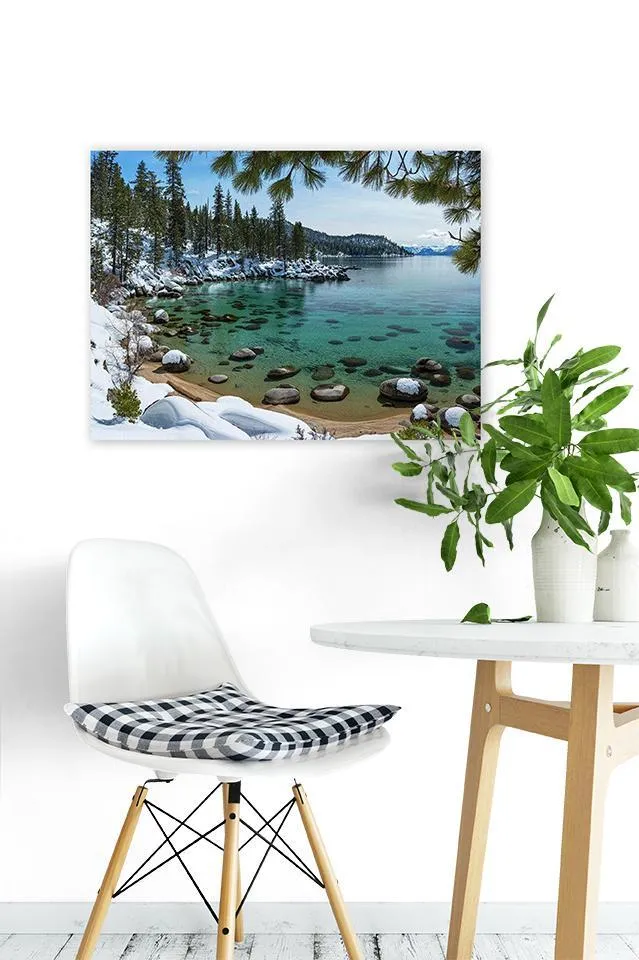 Glistening Cove By Brad Scott - Metal Print