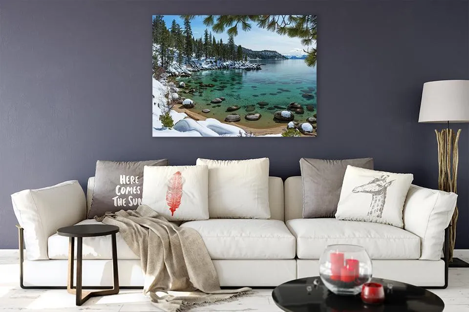 Glistening Cove By Brad Scott - Metal Print
