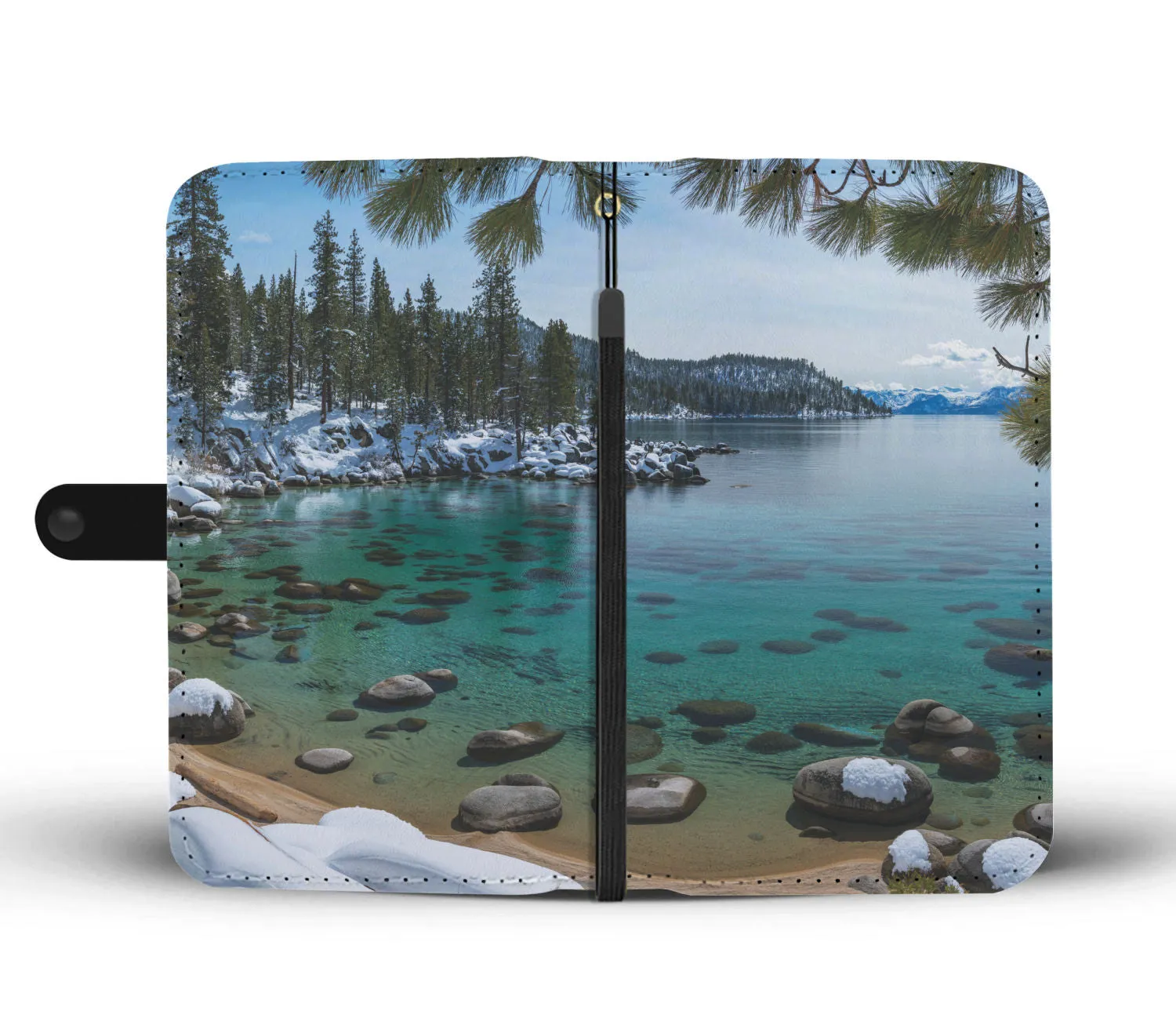 Glistening Cove by Brad Scott Phone Case Wallet
