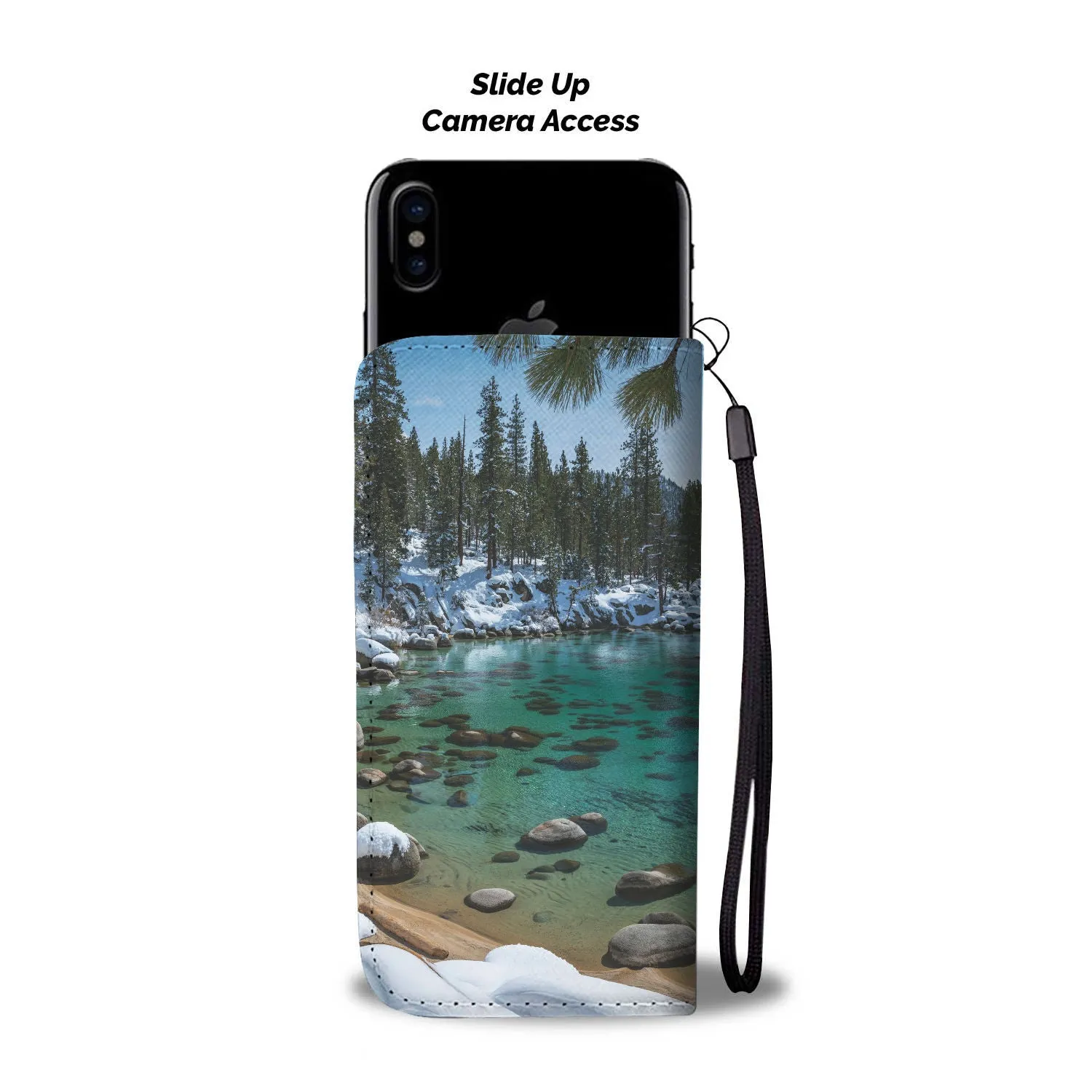 Glistening Cove by Brad Scott Phone Case Wallet