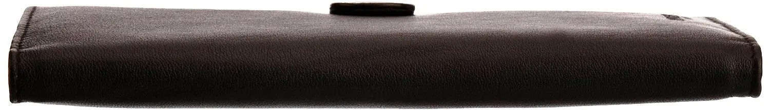Green womens' purse - leather 12 card tab wallet #LW04 Green