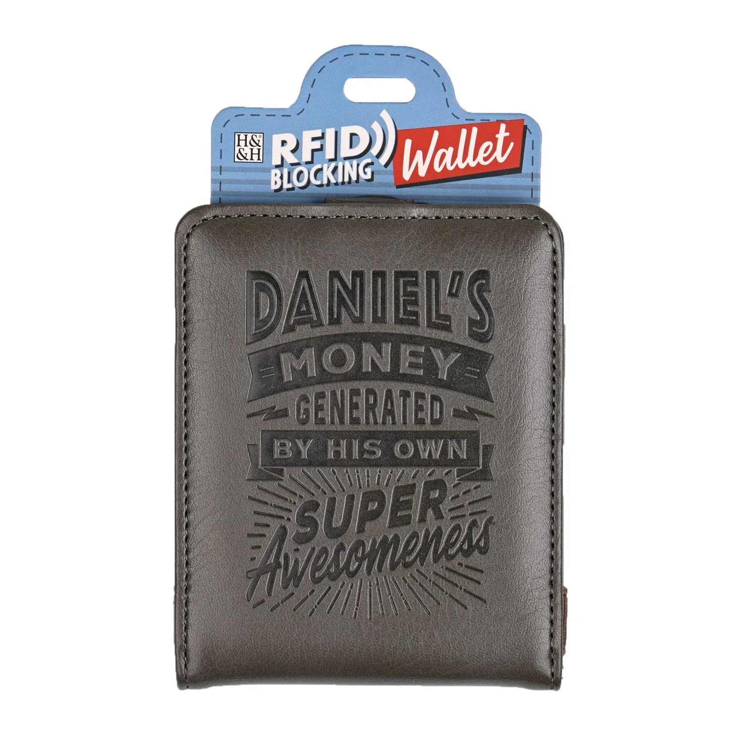 History & Heraldry Personalised RFID Wallet - Daniel
