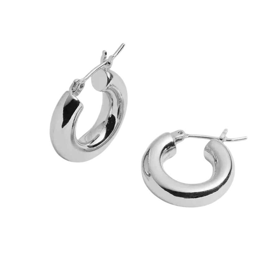 Holly Hollow Hoop Earrings