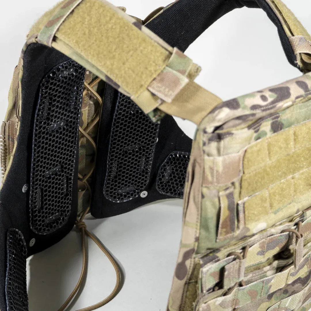 ICEVENTS® Classic Plate Carrier Ventilation Pontoons (Crye AVS Harness Pad Set, hook backing, 2 / 4 / 6 Packs, fits any loop-lined plate carrier)