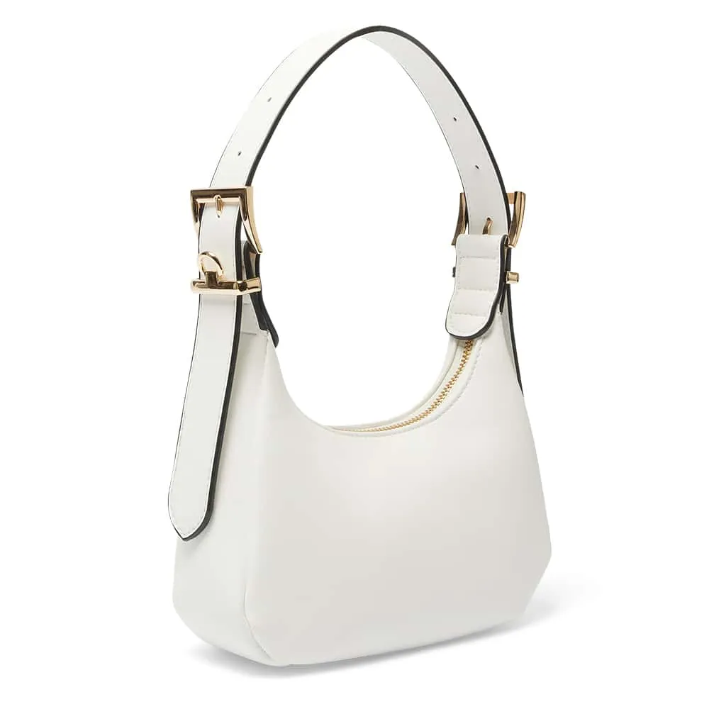 Jersey Bag in White Smooth