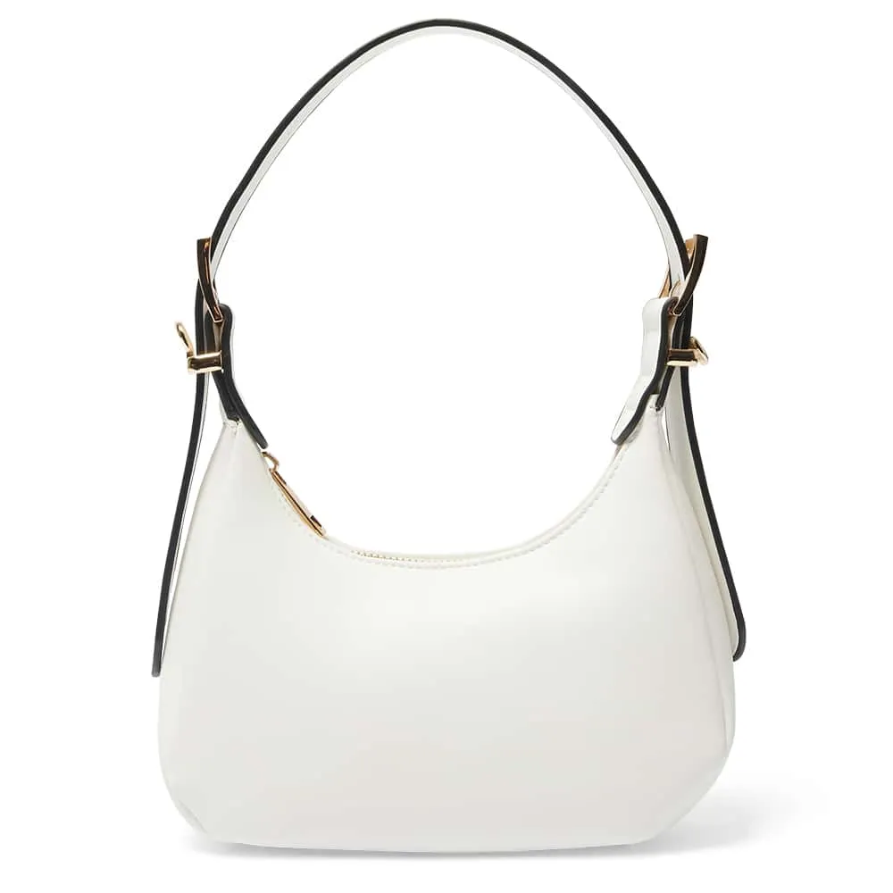Jersey Bag in White Smooth