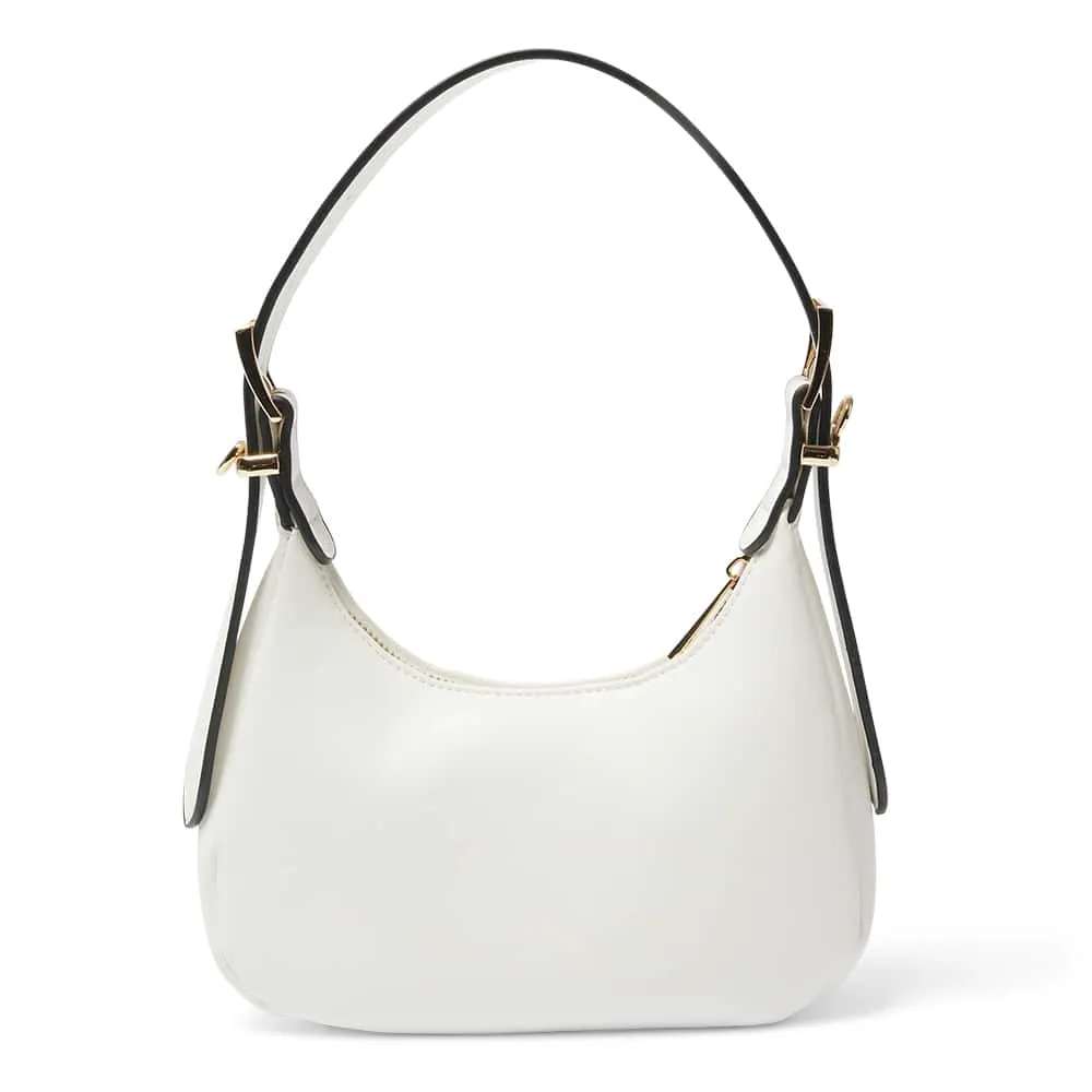 Jersey Bag in White Smooth
