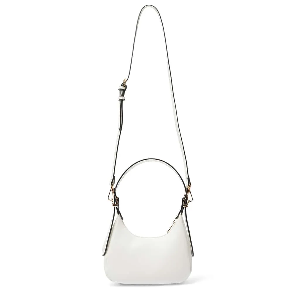 Jersey Bag in White Smooth