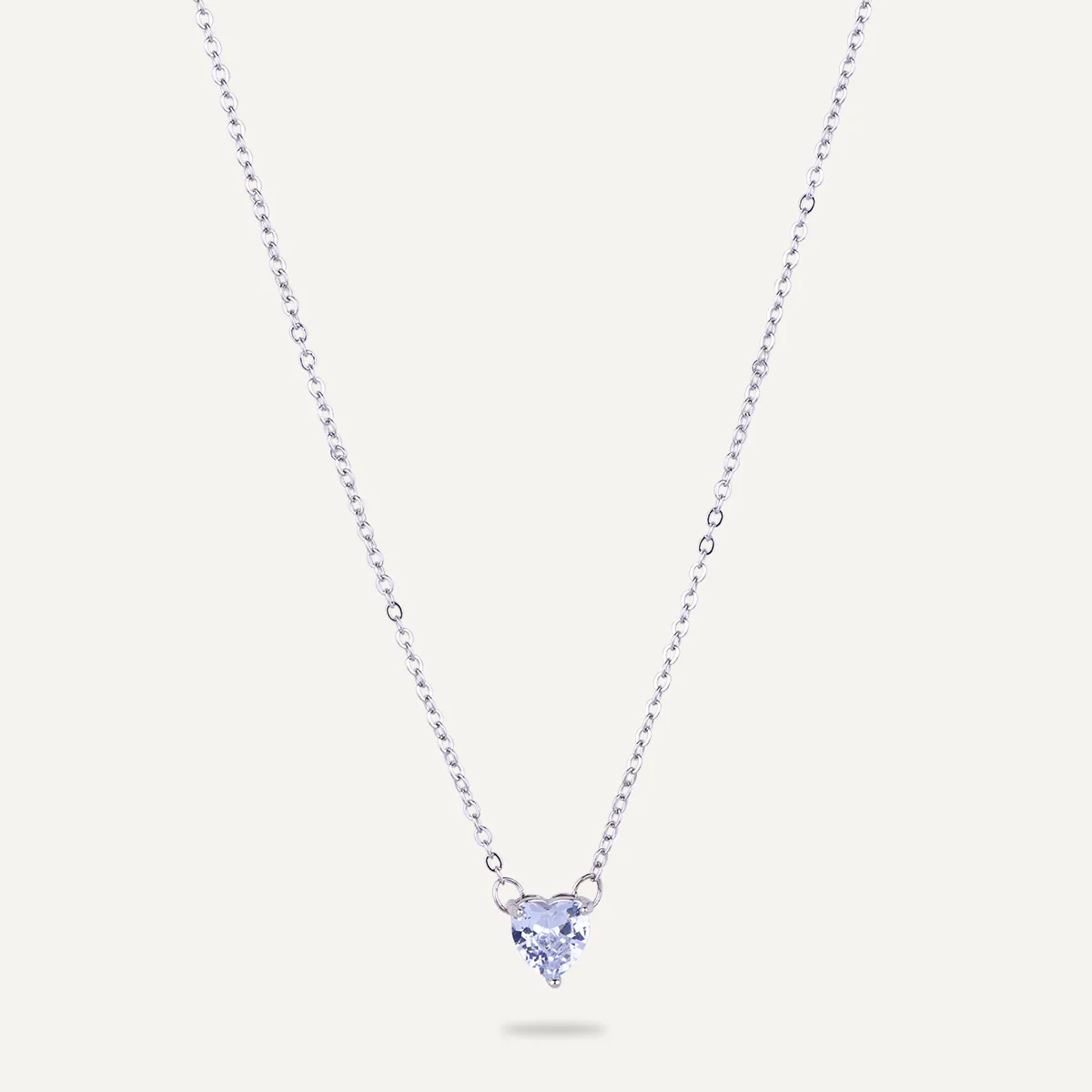 Keira Cubic Zirconia Short Necklace In Silver-Tone