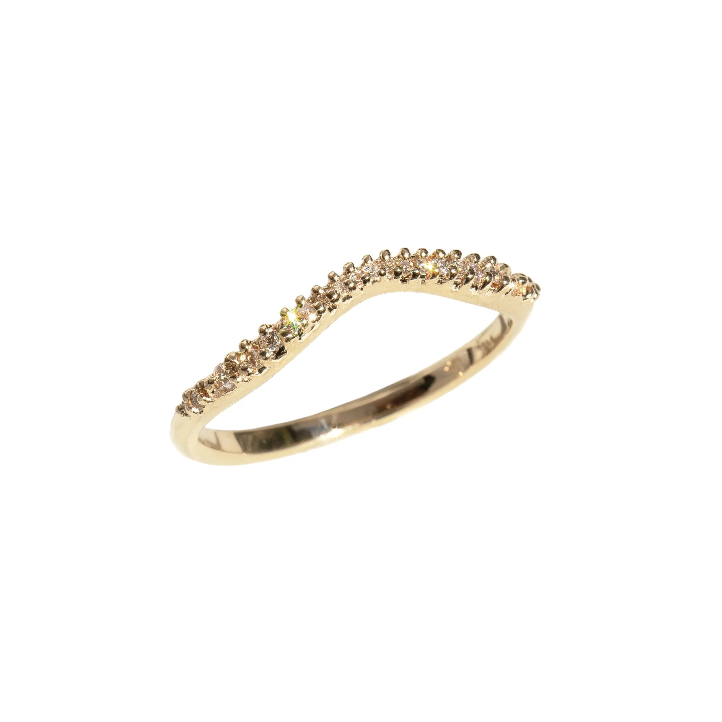 Lab Grown Brilliant Diamond Scale Undine Band