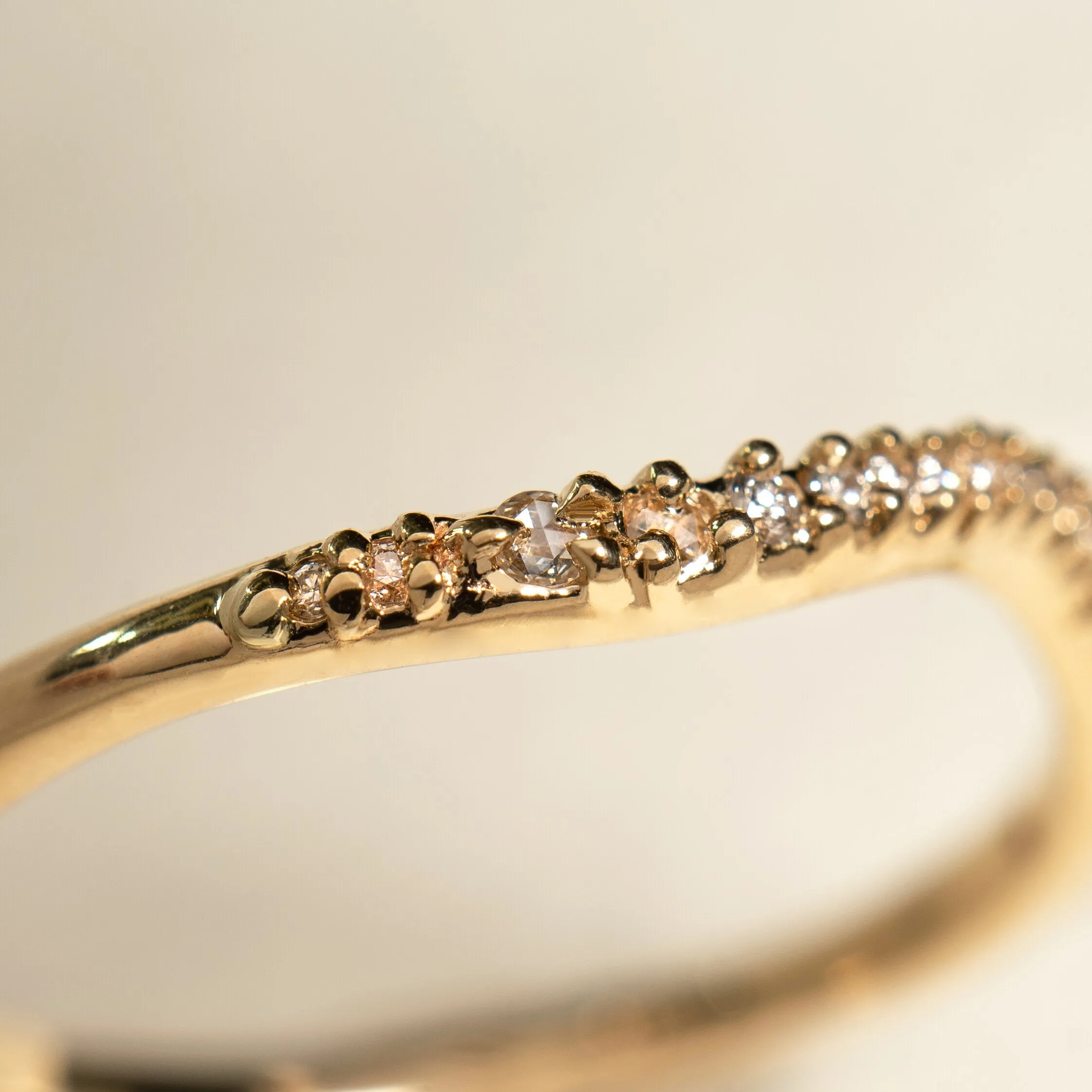 Lab Grown Brilliant Diamond Scale Undine Band