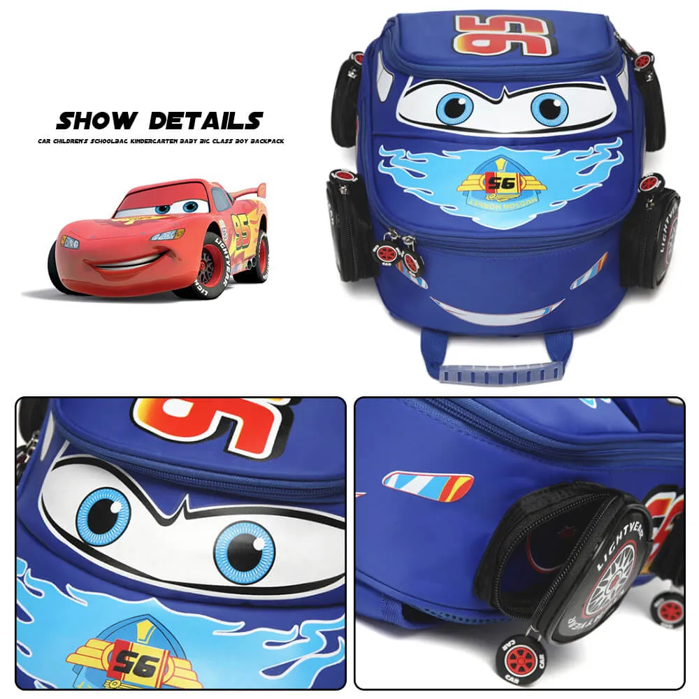 Magic 3D Car Backpack For Kids Boys Girls Car School Bag Backpack