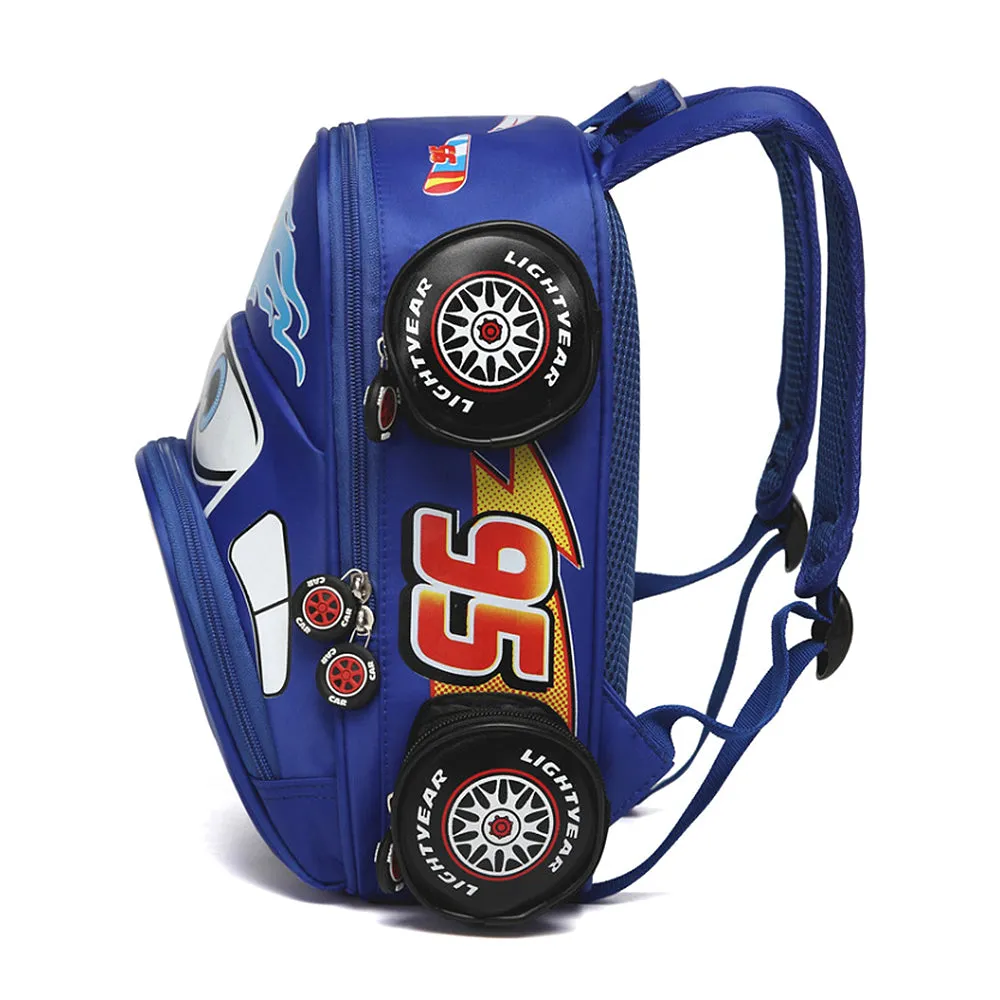Magic 3D Car Backpack For Kids Boys Girls Car School Bag Backpack