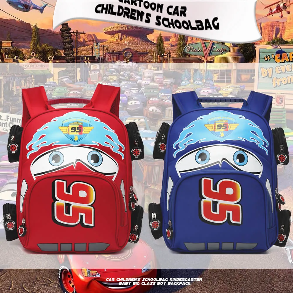 Magic 3D Car Backpack For Kids Boys Girls Car School Bag Backpack