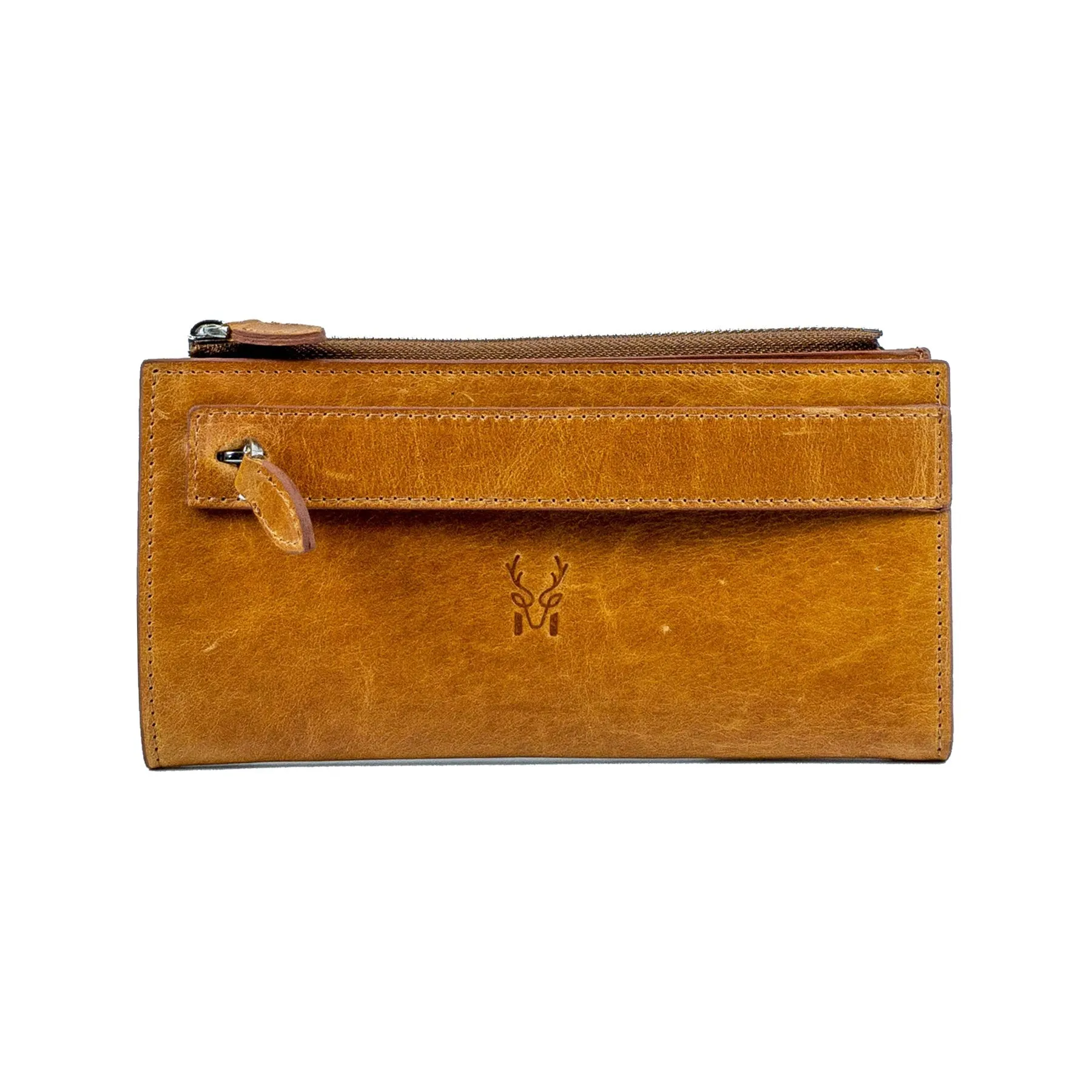 Mannu - Genuine Leather Large Wallet with Hand Band