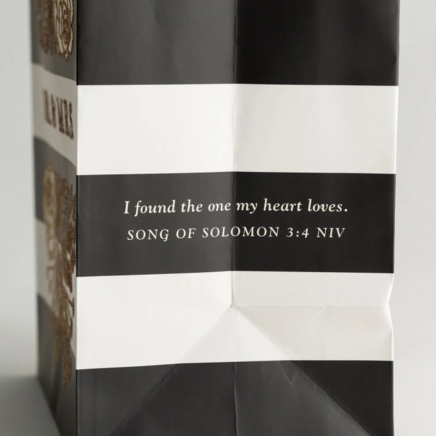 Medium Gift Bag with Tissue Wedding - Mr. & Mrs. - J4258