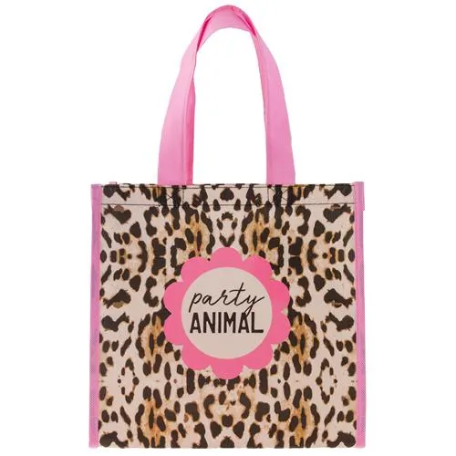 Medium Recycled Gift Bag Leopard