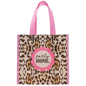 Medium Recycled Gift Bag Leopard
