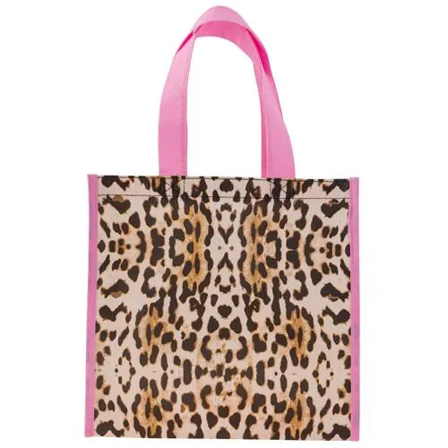 Medium Recycled Gift Bag Leopard