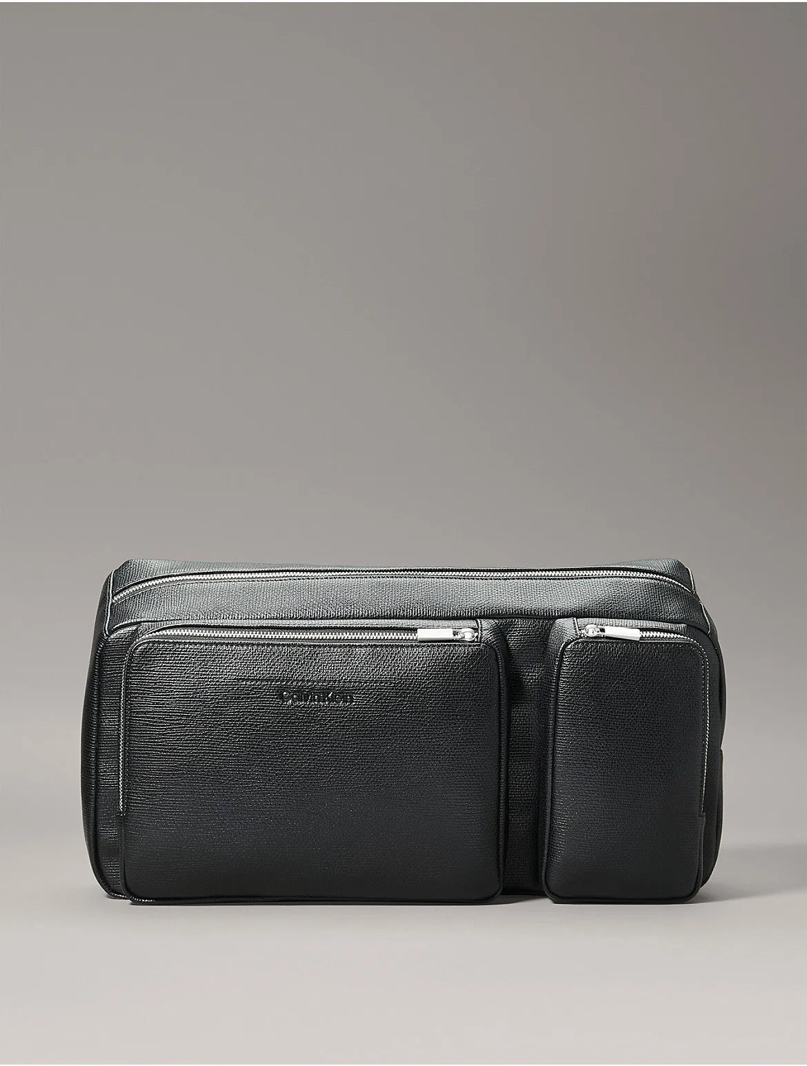 Men's Refined Oversized Sling Bag - Black