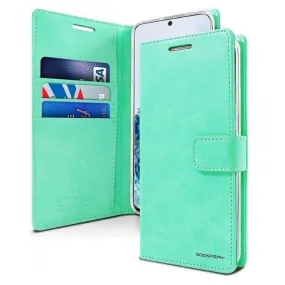 Mercury Blue Moon Diary Case for Samsung Galaxy S22 - Mint