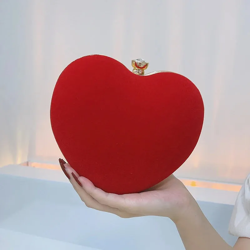 Mini Heart Shaped Evening Bag