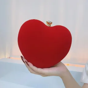Mini Heart Shaped Evening Bag