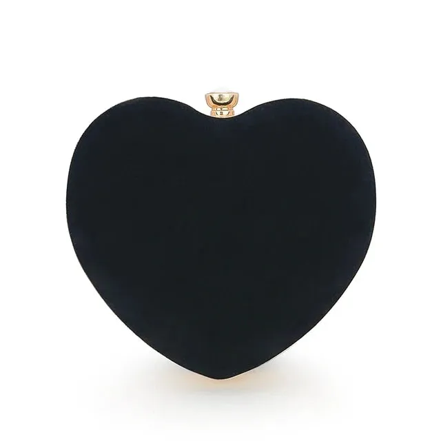 Mini Heart Shaped Evening Bag