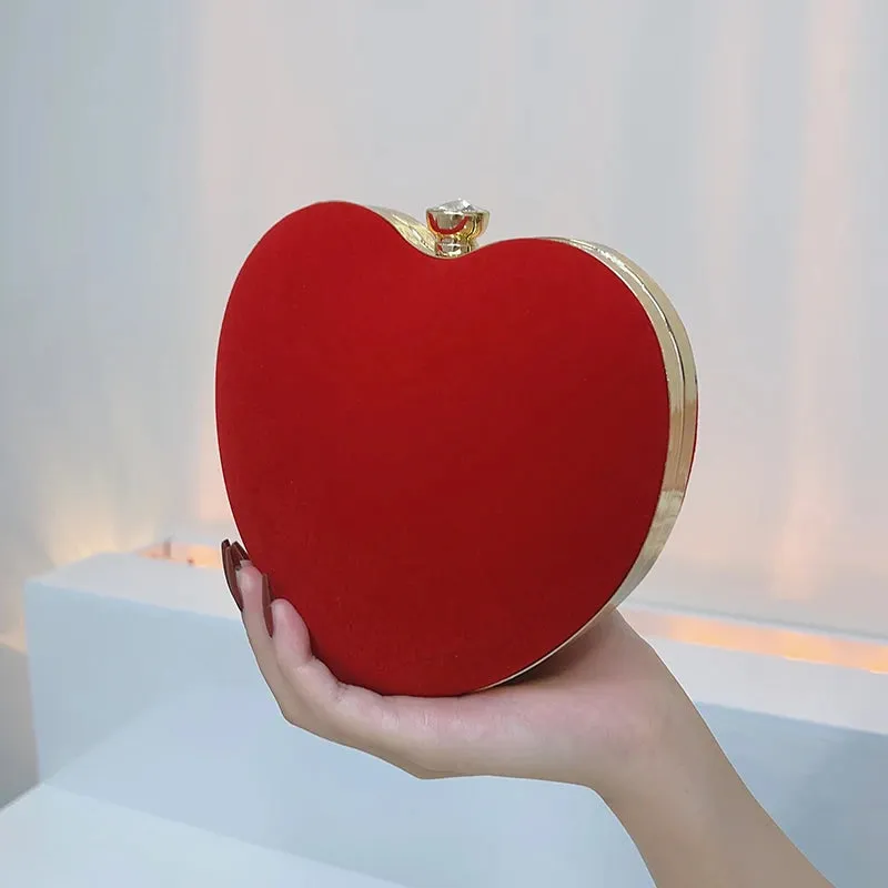 Mini Heart Shaped Evening Bag