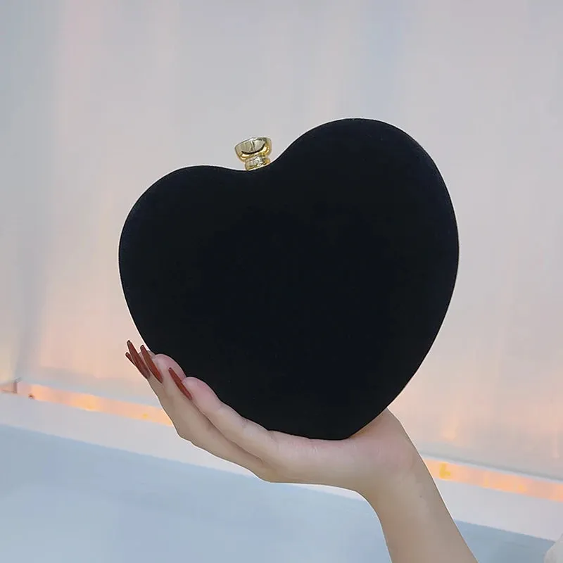 Mini Heart Shaped Evening Bag