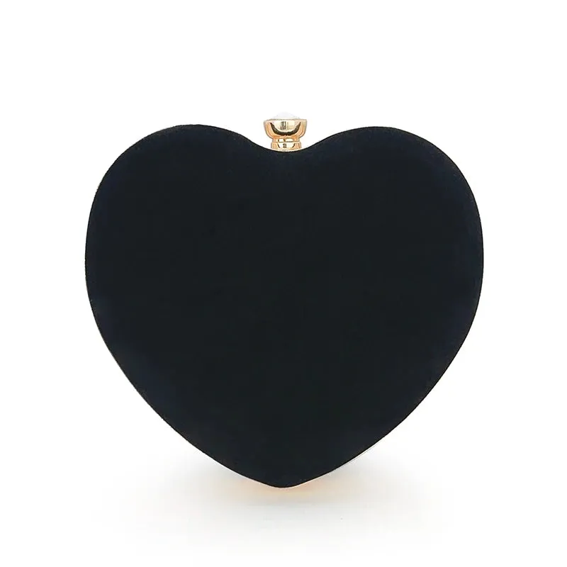 Mini Heart Shaped Evening Bag