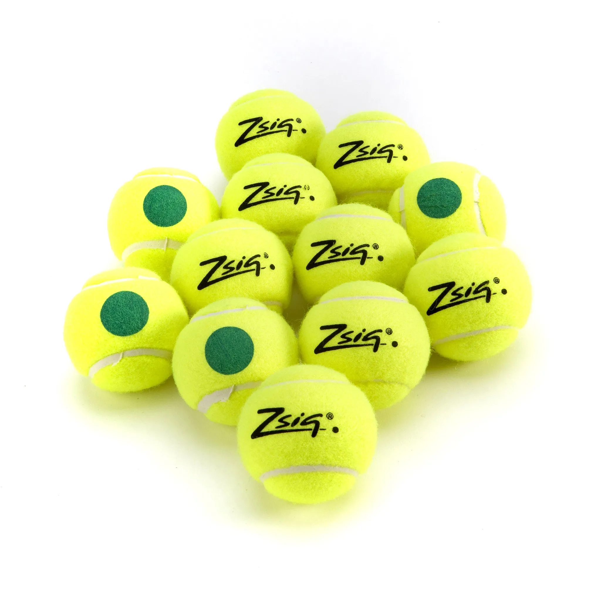 Mini Tennis | Green Stage | Green Dot Balls | Bag of 5 Dozen (60)