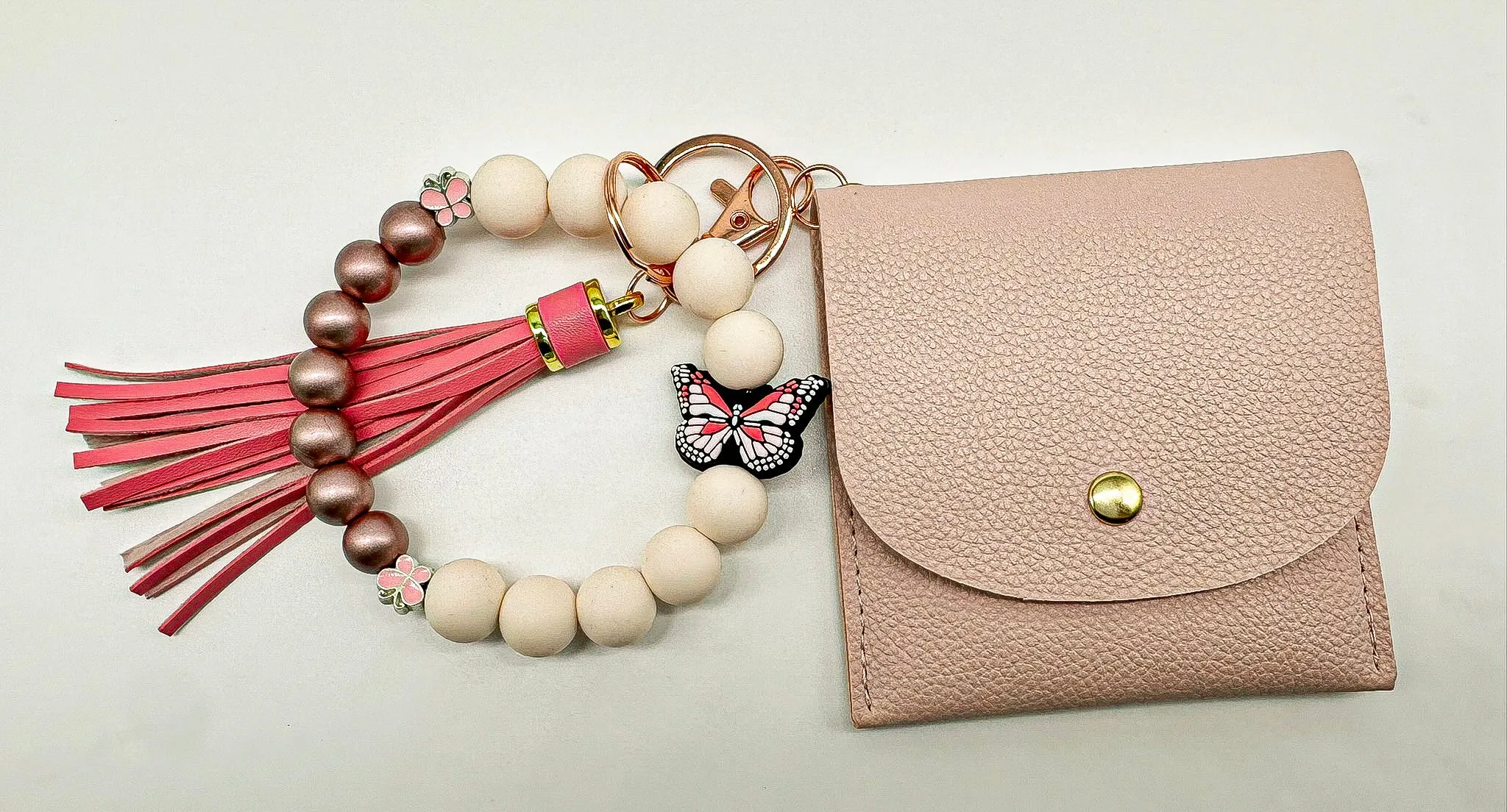 Mini Wallet w/ Wristlet - Butterfly