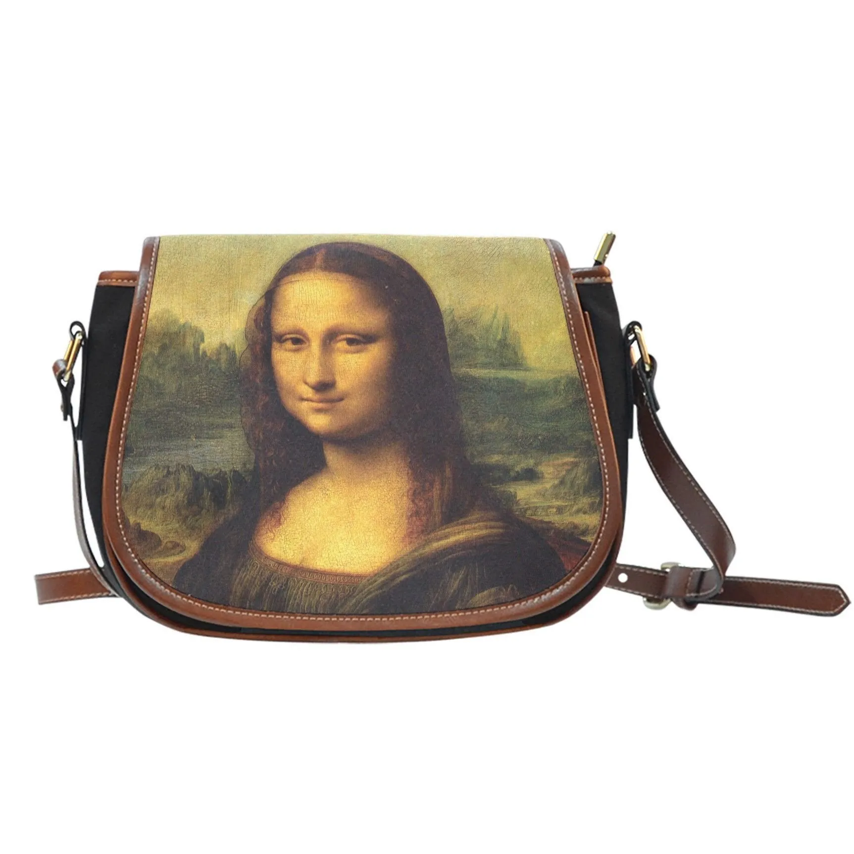 Mona Lisa Saddle Bag