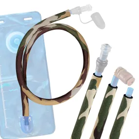 Multi Brown Camo Insulated Drink Tube Hose  Cover