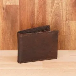 Oran Leather WJ-385 Eli Tiny Semi Men's Wallet