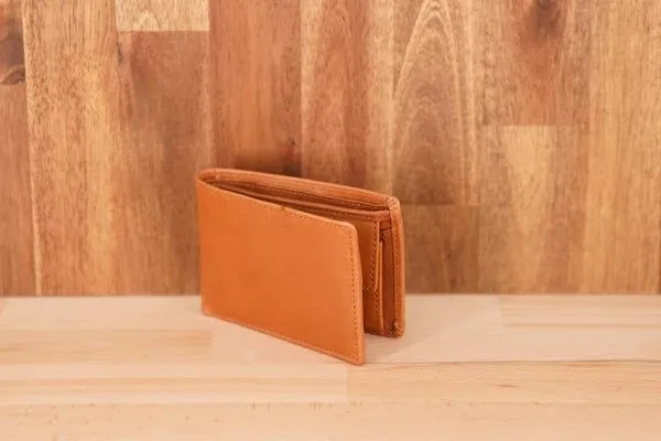 Oran Leather WJ-385 Eli Tiny Semi Men's Wallet