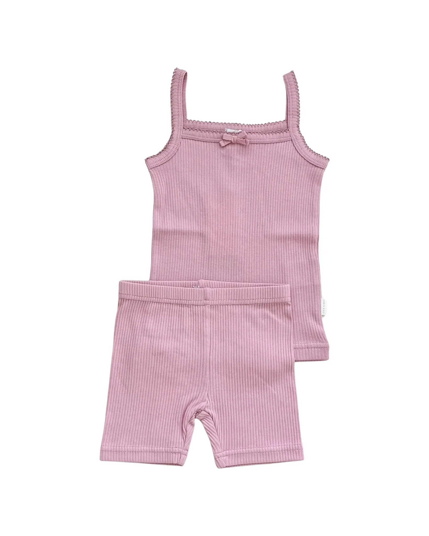 Organic Cotton Modal Elisa Bike Short - Vintage Violet